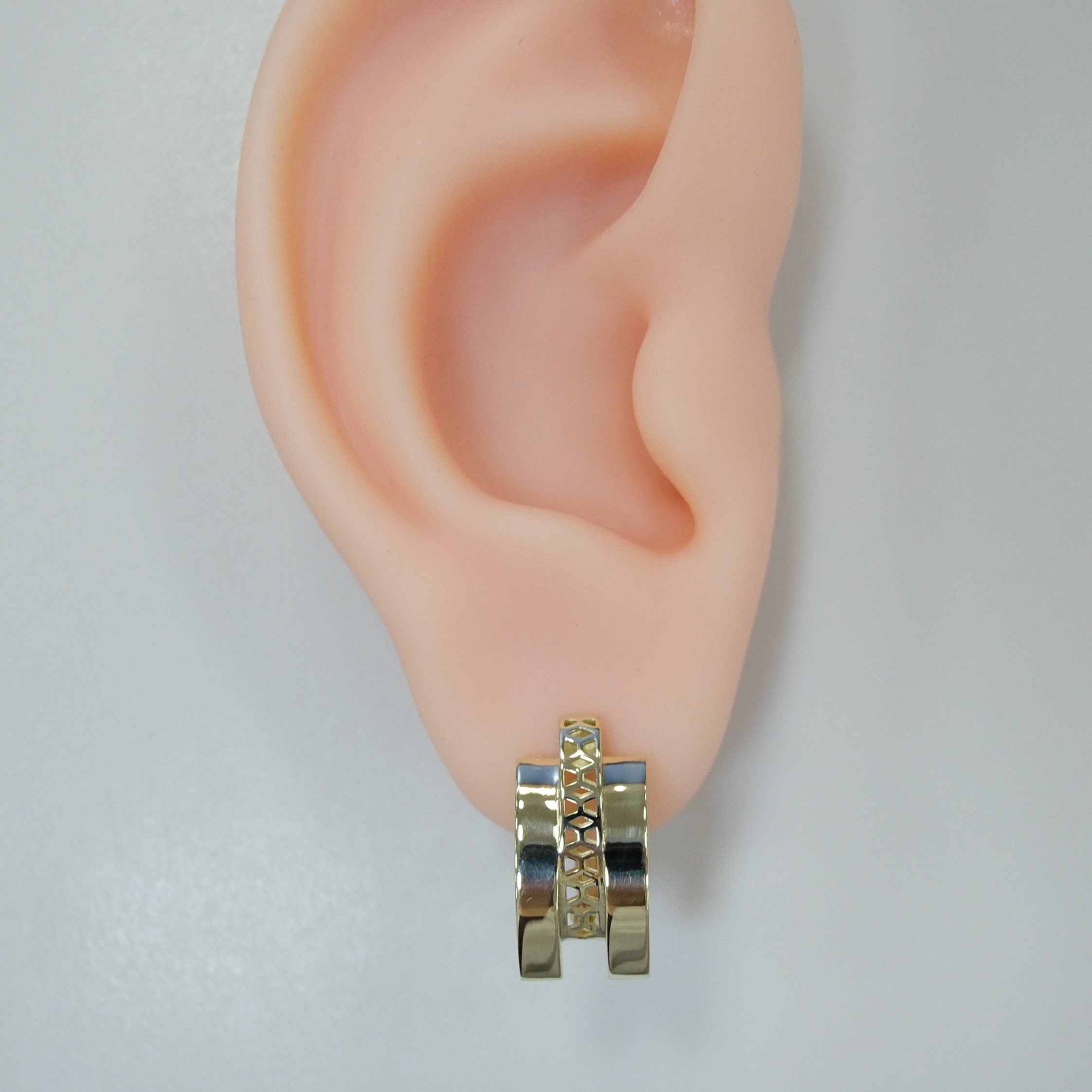 Серьги из желтого золота